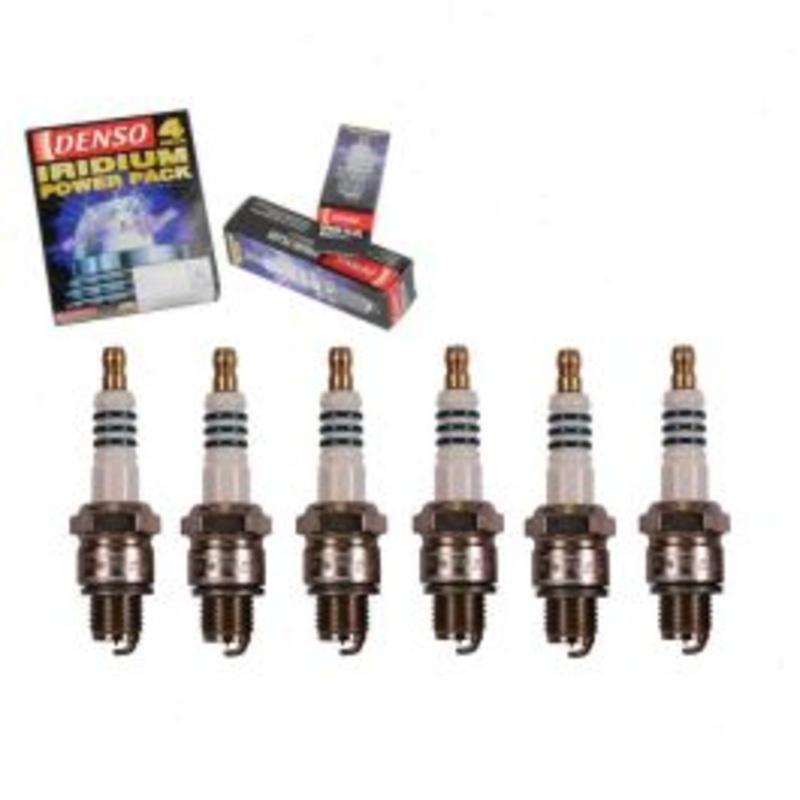 6 pc DENSO Iridium Power 5381 IWF27 Spark Plugs