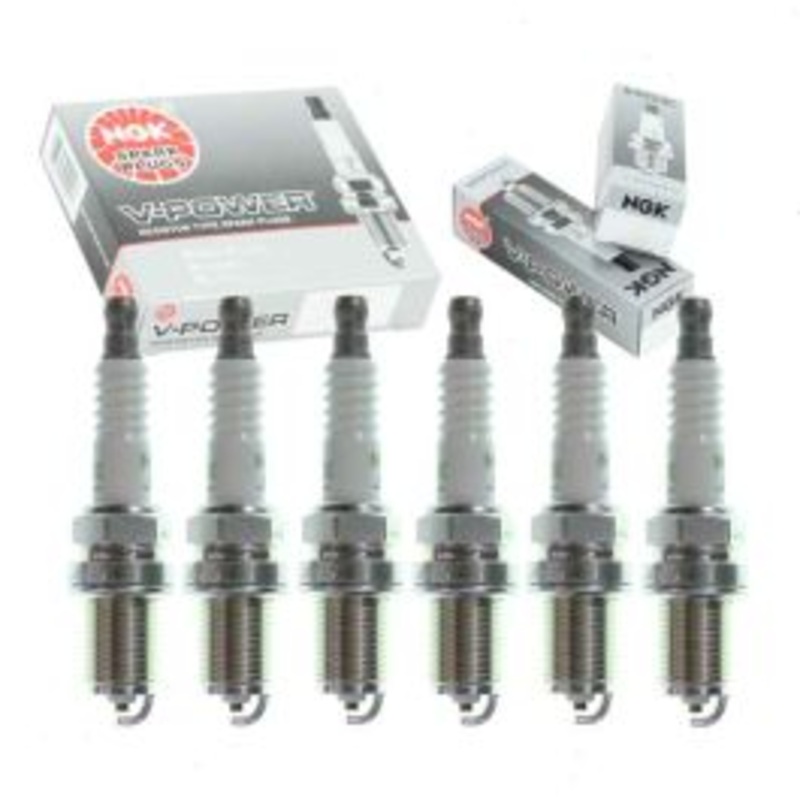 6 pc NGK V-Power Spark Plugs for 1994-1999 Mercedes-Benz S320 3.2L L6