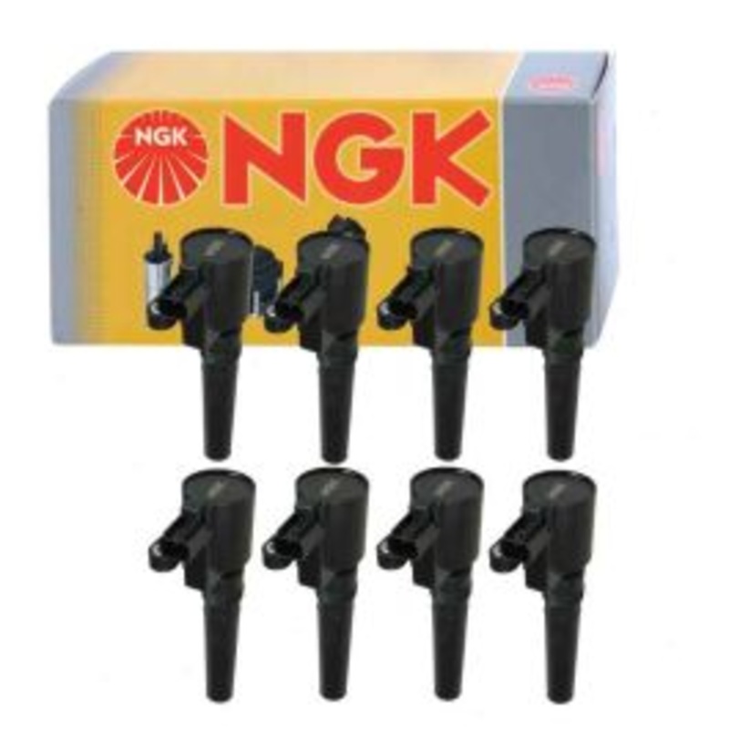 8 pc NGK Ignition Coils for 2002-2005 Ford Thunderbird 3.9L V8
