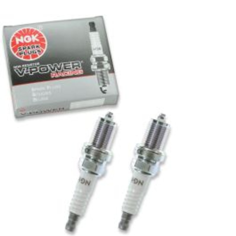 2 pc NGK V-Power Racing 7942 R5672A-10 Spark Plugs