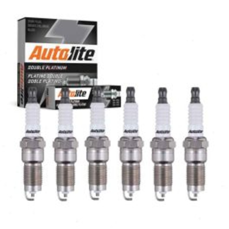 6 pc Autolite Double Platinum Spark Plug for 2004-2011 Ford Ranger 4.0L V6