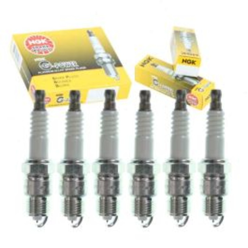 6 pc NGK G-Power Spark Plugs for 1971 GMC G15 G1500 Van 4.1L L6