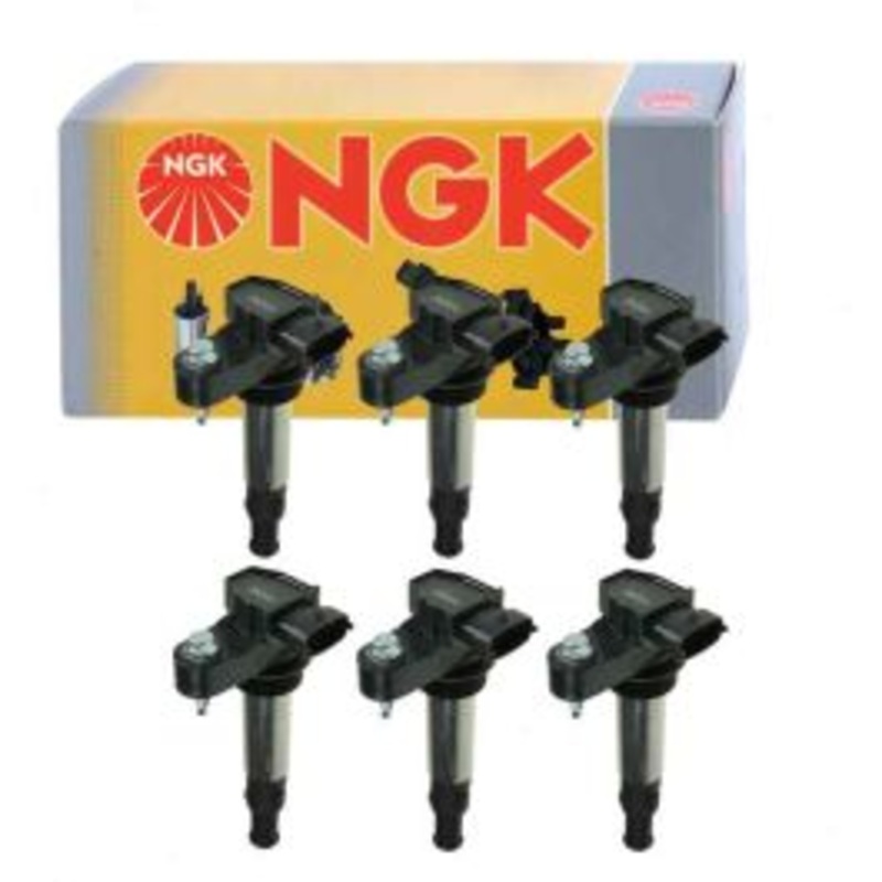 6 pc NGK Ignition Coils for 2005-2008 Buick Allure 3.6L V6