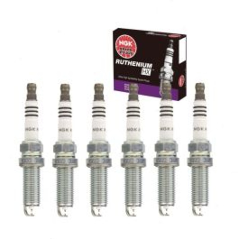 6 pc NGK Ruthenium HX Spark Plugs for 2011-2012 Infiniti G25 2.5L V6