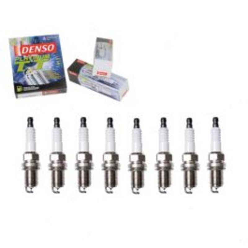 8 pc DENSO Platinum TT Spark Plugs for 2004-2009 Jaguar XJ8 4.2L V8