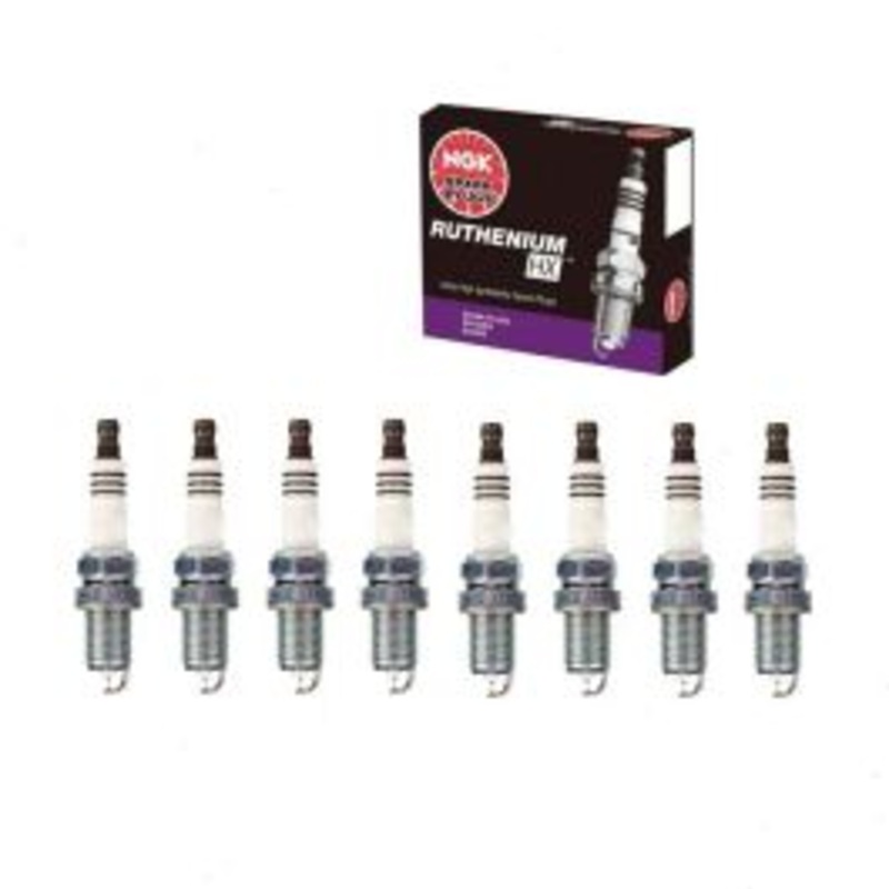 8 pc NGK Ruthenium HX Spark Plugs for 2006-2010 BMW 550i 4.8L V8