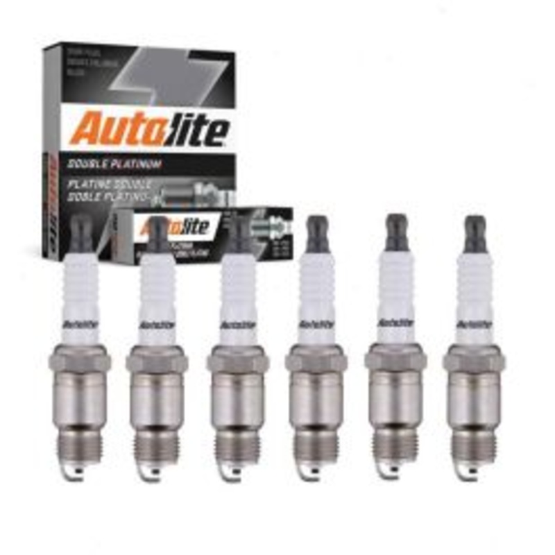 6 pc Autolite Double Platinum Spark Plug for 1985 Chevrolet K20 4.3L V6