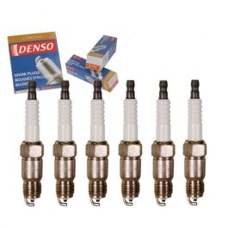 6 pc DENSO Standard U-Groove Spark Plugs for 1985-1986 Chevrolet K10 4.3L V6