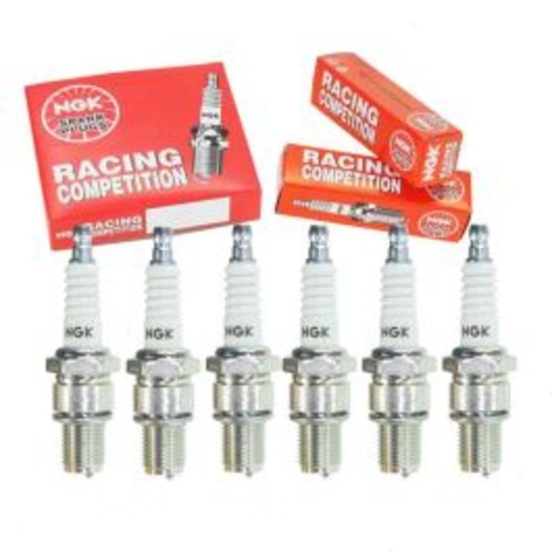 6 pc NGK Racing 4074 R6061-9 Spark Plugs