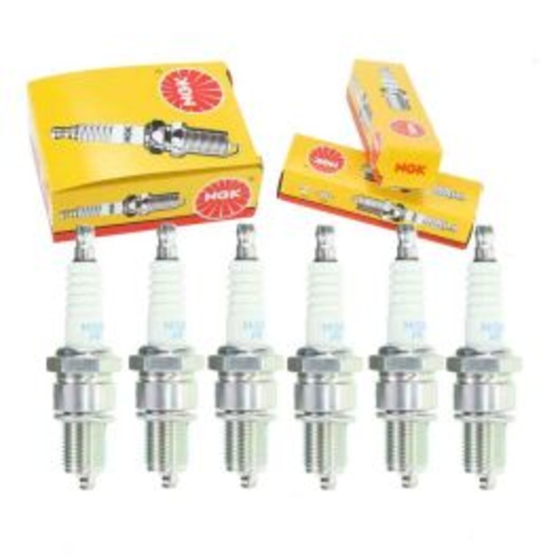 6 pc NGK Standard Spark Plugs for 1982-1987 Jaguar Vanden Plas 4.2L L6