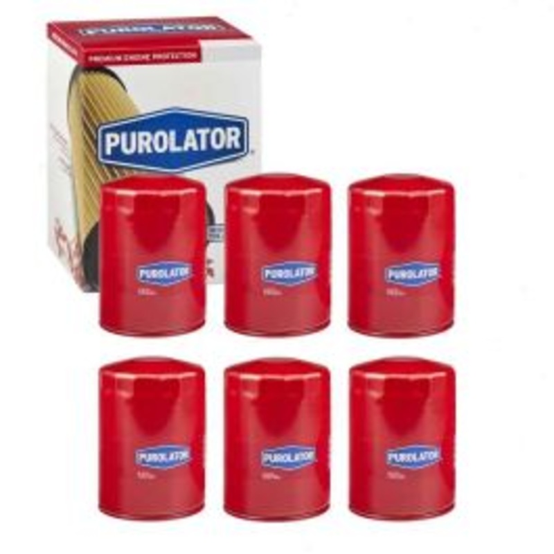 6 pc Purolator L30257 Engine Oil Filters