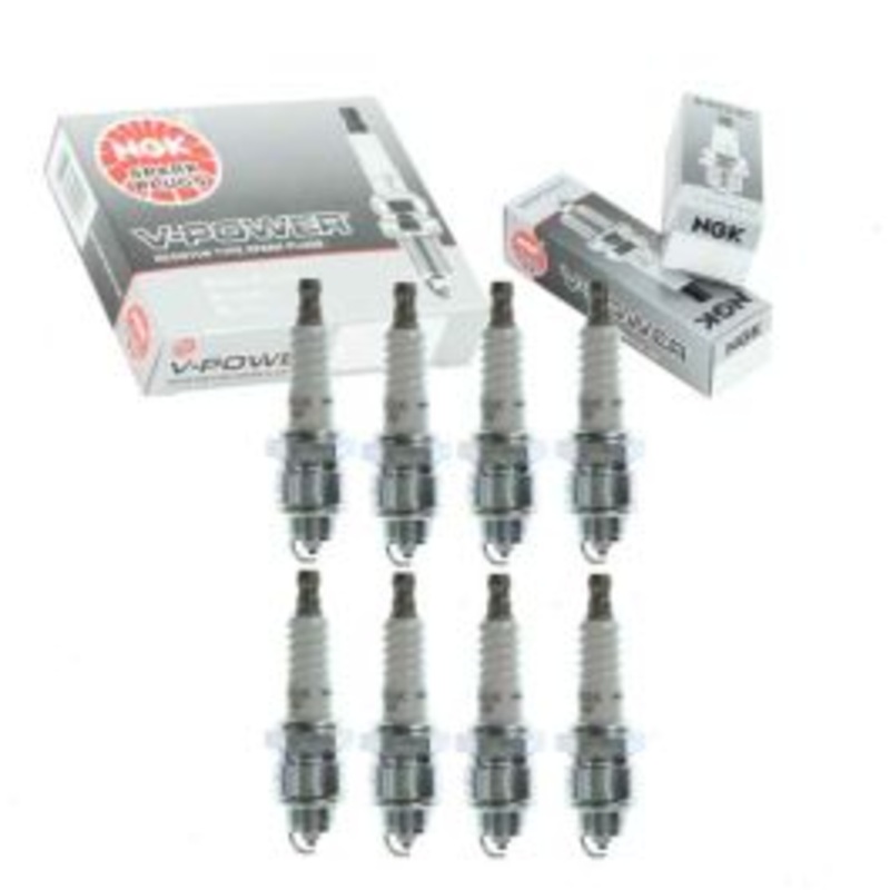 8 pc NGK V-Power Spark Plugs for 1953-1964 Cadillac Series 60 Fleetwood 5.4L 6.0L 6.4L 7.0L V8