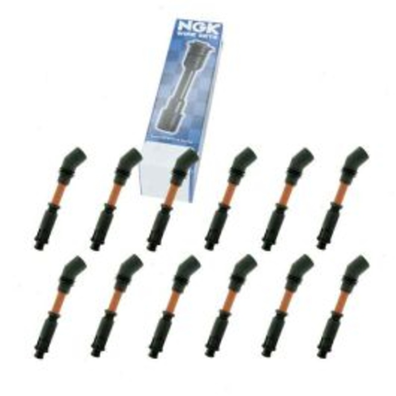 12 pc NGK Ignition Coil Boots for 1997-2002 Mercedes-Benz SL600 6.0L V12