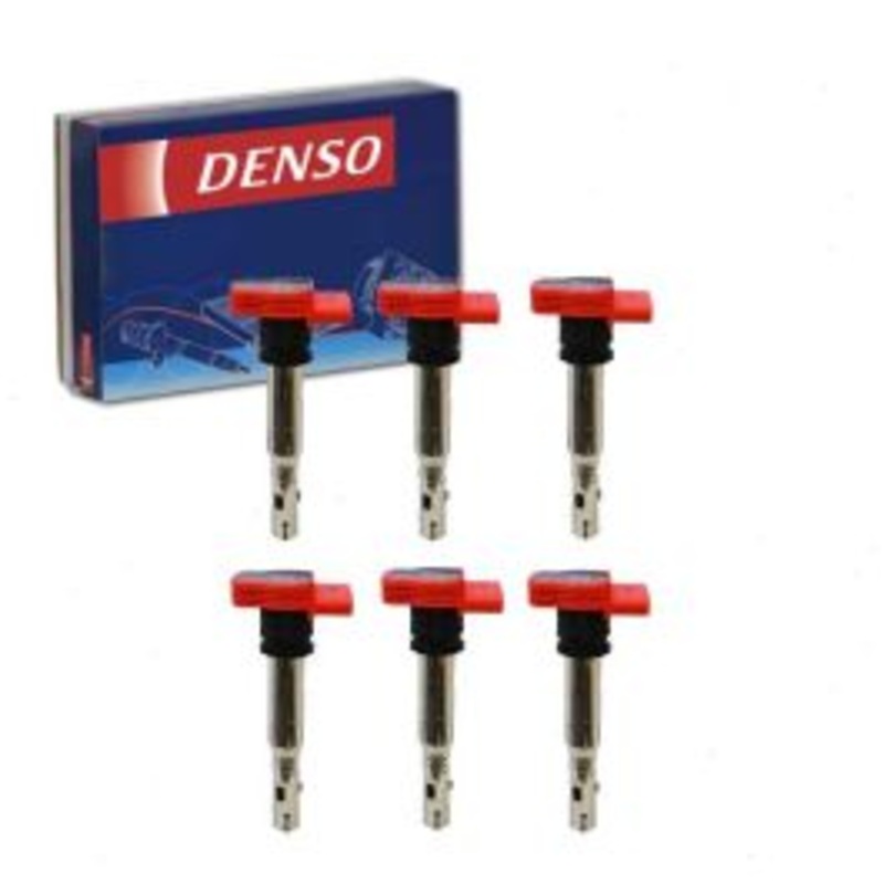 6 pc DENSO Direct Ignition Coils for 2010-2016 Audi S4 3.0L V6