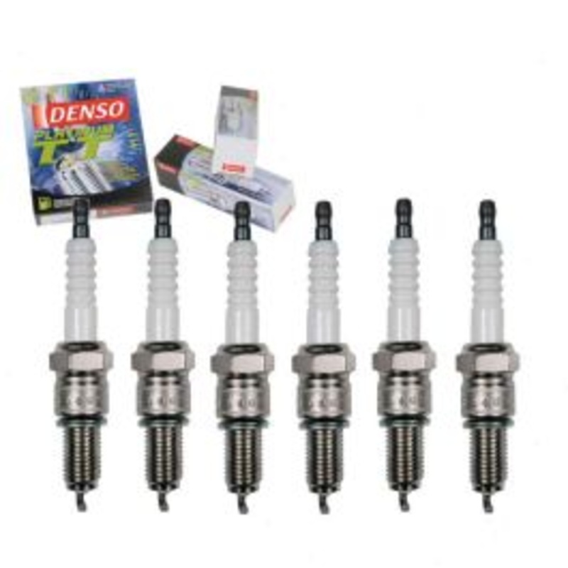 6 pc DENSO Platinum TT Spark Plugs for 1963-1967 Chevrolet C30 Pickup 4.8L L6