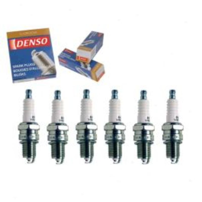 6 pc DENSO Standard U-Groove Spark Plugs for 1972-1978 Jeep CJ5 3.8L 4.2L L6