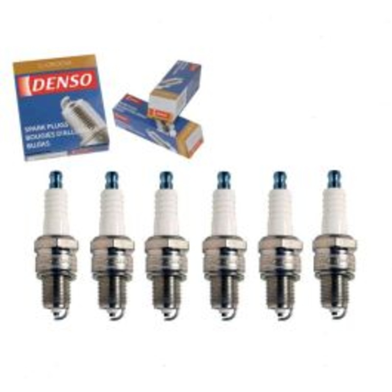 6 pc DENSO Standard U-Groove Spark Plugs for 1974 Mercedes-Benz 280C 2.8L L6