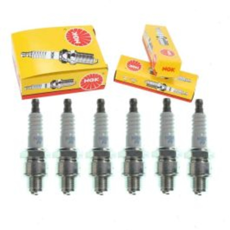 6 pc NGK Standard 6715 BR8HS SOLID Spark Plugs