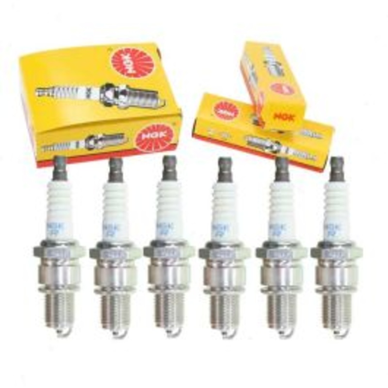 6 pc NGK Standard Spark Plugs for 1972-1973 International 1110 4.2L L6
