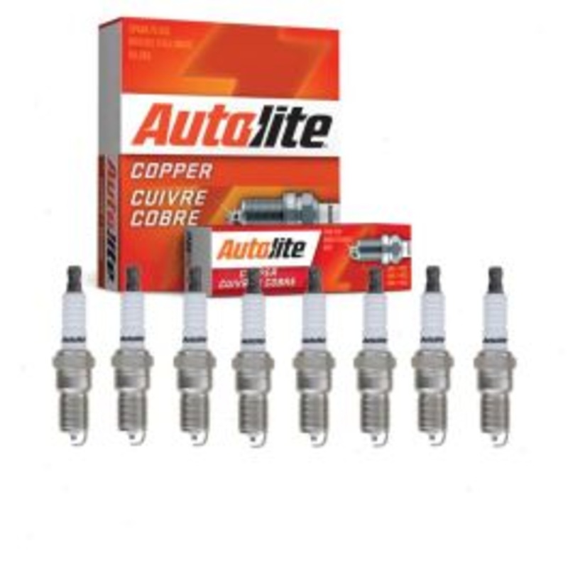8 pc Autolite Copper Core Spark Plugs for 2003-2014 Ford E-150 4.6L 5.4L V8