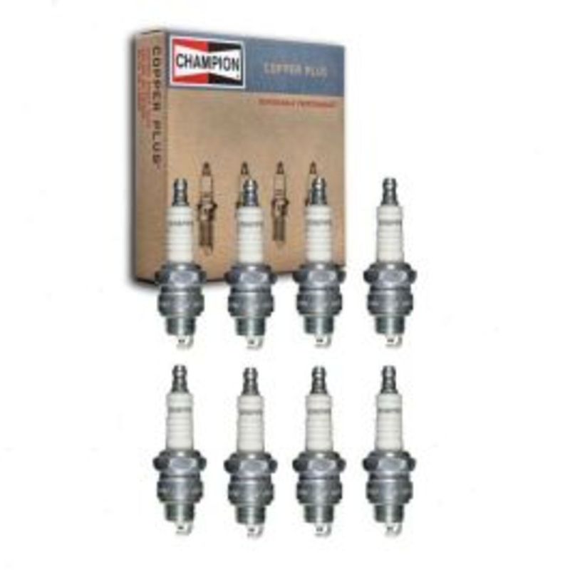 8 pc Champion Copper Plus Spark Plugs for 1958-1967 Chevrolet Biscayne 4.6L 5.7L V8