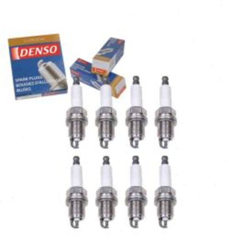 8 pc DENSO Standard U-Groove Spark Plugs for 1997-1998 Dodge B3500 5.2L V8