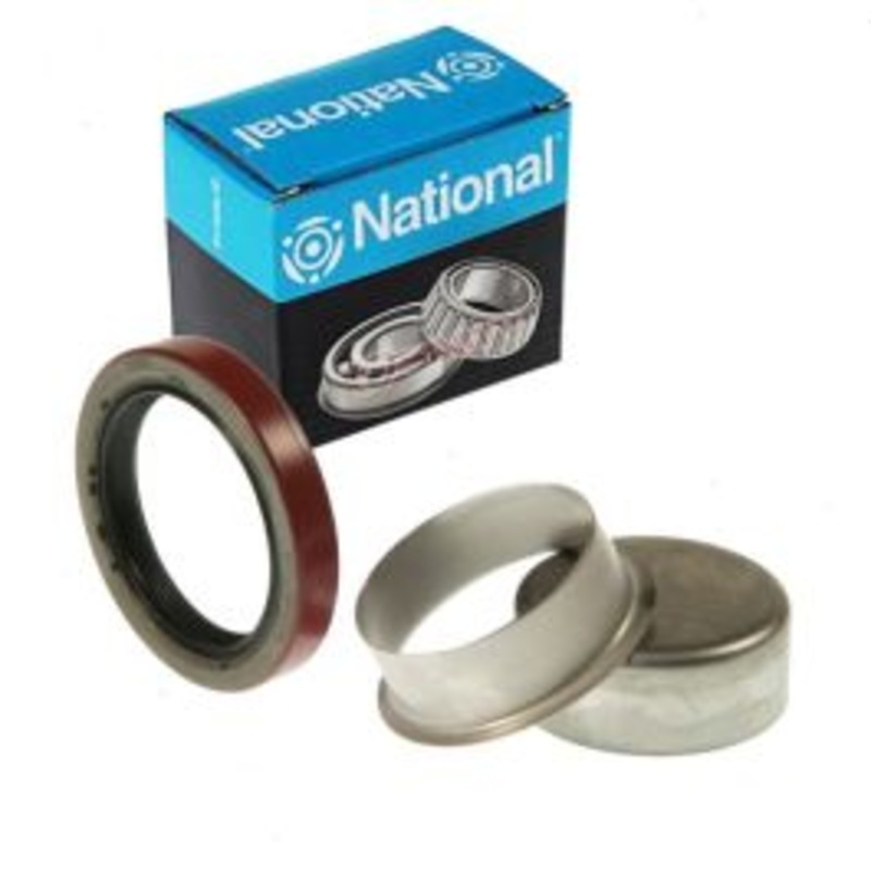 National Timing Cover Harmonic Balancer Sleeve Kit for 1985 Cadillac DeVille