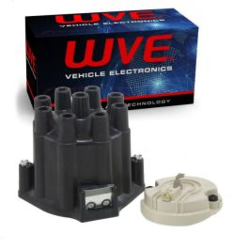 Wells WVE Distributor Cap & Rotor Kit for 1956-1974 Cadillac Calais Commercial Chassis DeVille Eldorado Fleetwood Series 60 F 6.0L 6.4L 7.0L 7.7L 8.2L V8
