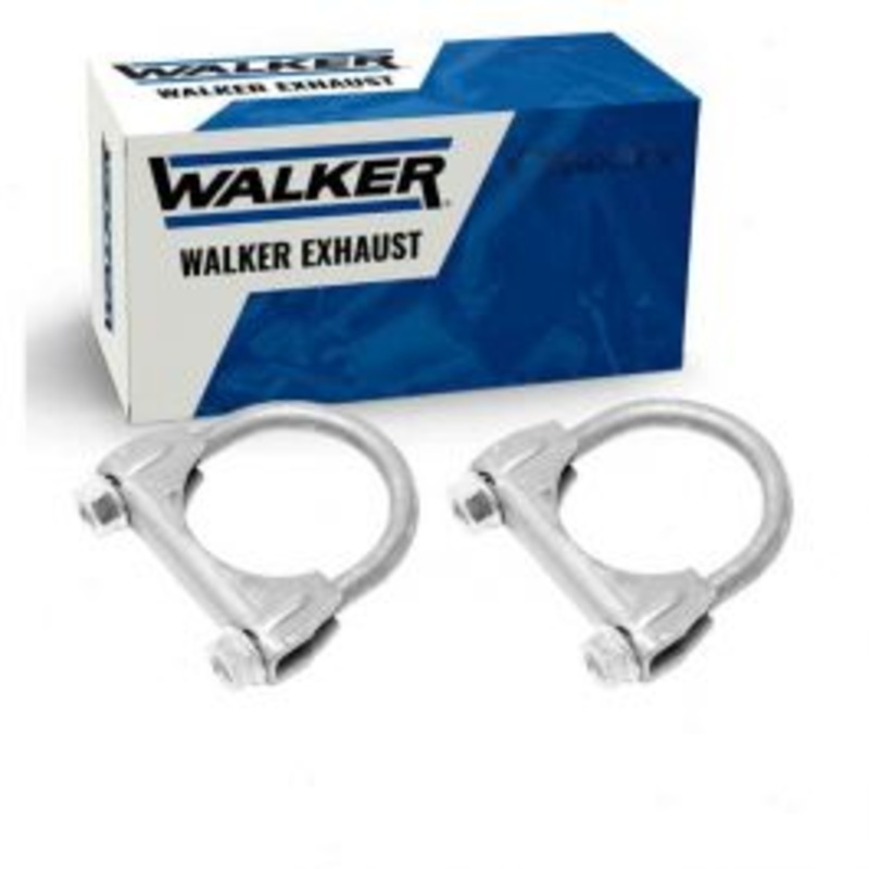 2 pc Walker Exhaust Clamps for 1960-1972 Dodge Polara 5.2L 5.9L 6.7L 7.2L V8