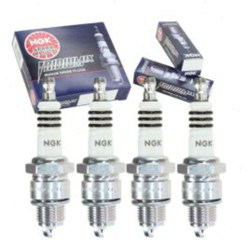 4 pc NGK Iridium IX Spark Plugs for 1955-1959 Porsche 356A 1.6L H4
