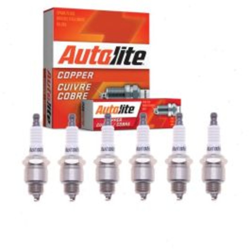 6 pc Autolite Copper Core 437 Spark Plugs