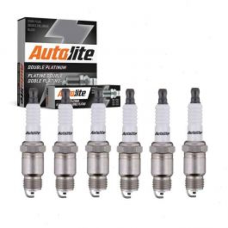 6 pc Autolite Double Platinum Spark Plug for 1979-1984 GMC C2500 4.1L L6