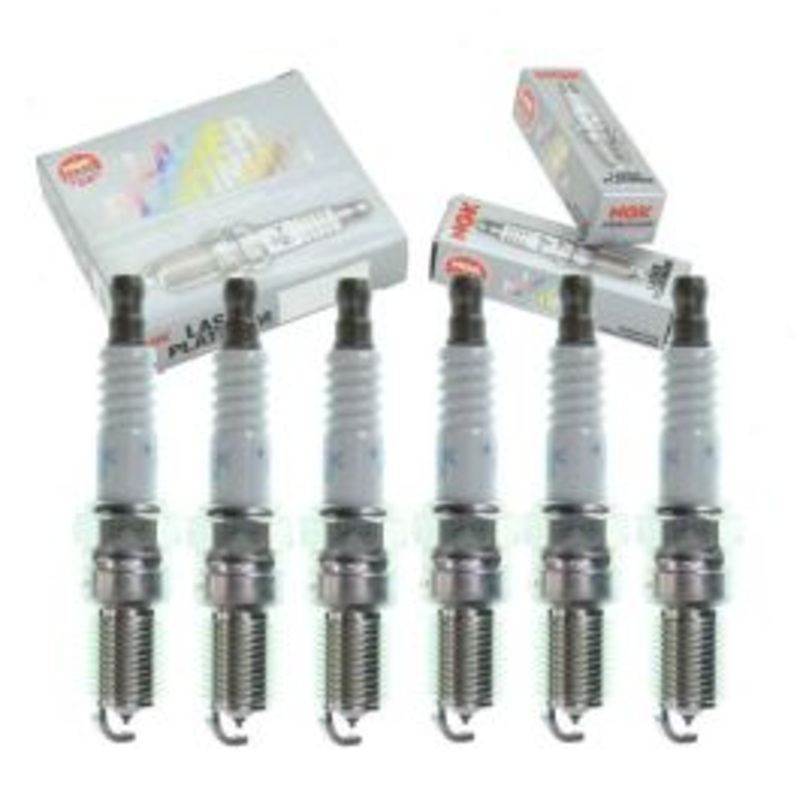 6 pc NGK Laser Platinum Spark Plugs for 1988 Eagle Premier 3.0L V6
