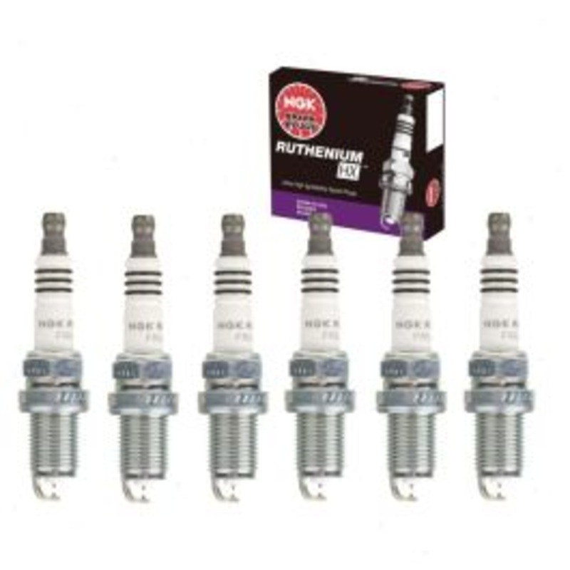 6 pc NGK Ruthenium HX Spark Plugs for 1993-1997 Jaguar Vanden Plas 4.0L L6