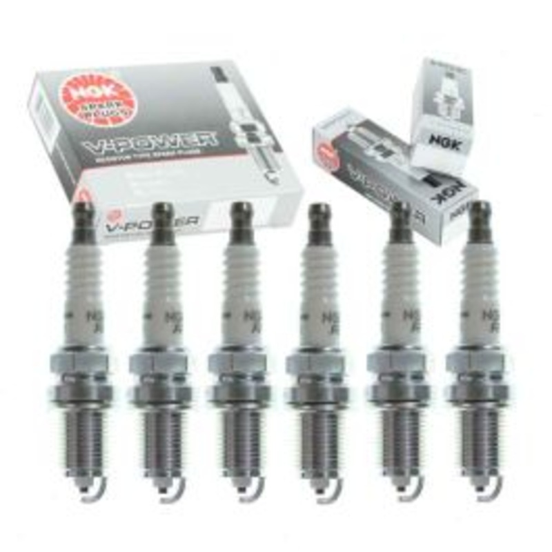 6 pc NGK V-Power Spark Plugs for 1982 Ford Thunderbird 3.8L V6