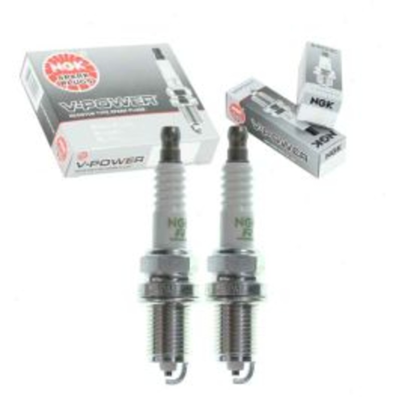 2 pc NGK V-Power 7390 BKR5EY Spark Plugs