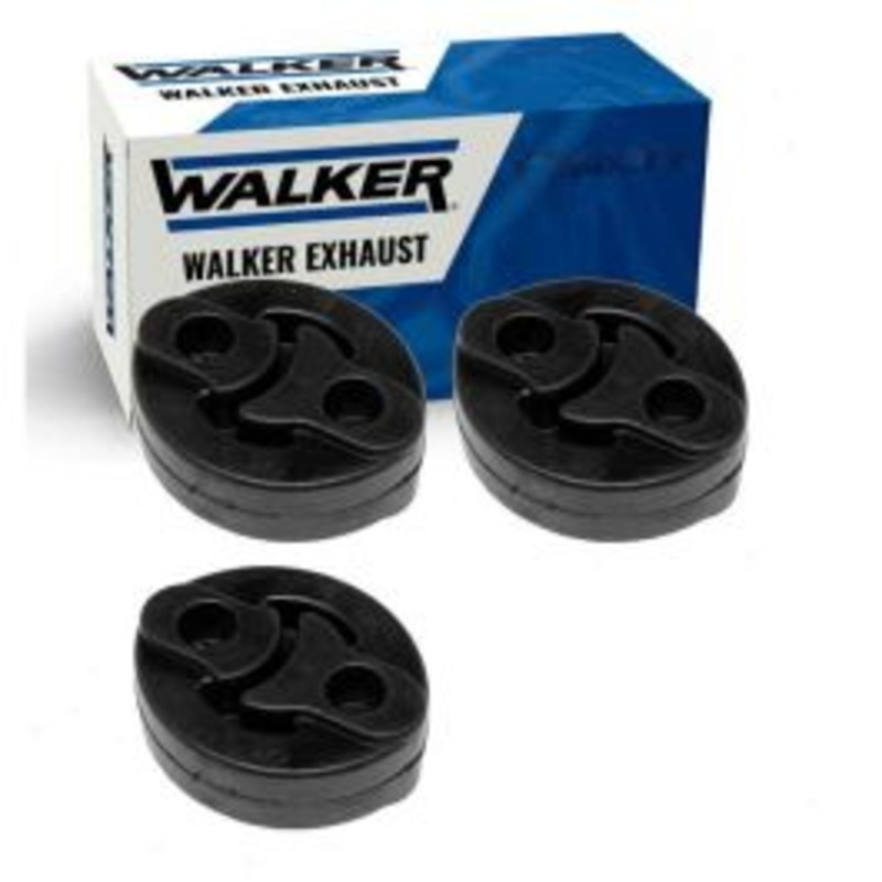 3 pc Walker Muffler Assm Exhaust System Insulators for 2000-2004 Subaru Outback 2.5L 3.0L H4 H6