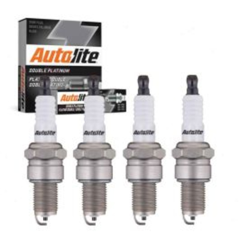 4 pc Autolite Double Platinum Spark Plug for 1963-1970 Peugeot 404 1.6L 1.8L