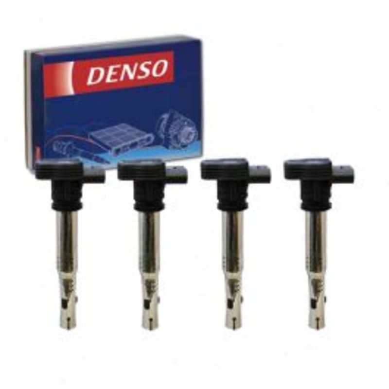 4 pc DENSO Direct Ignition Coils for 2013-2015 Audi A6 Quattro 2.0L L4
