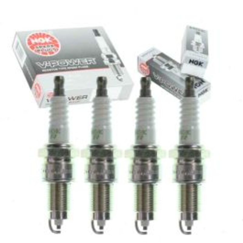 4 pc NGK V-Power Spark Plugs for 1979 American Motors Spirit 2.0L L4