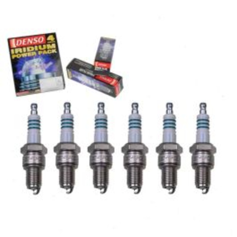 6 pc DENSO Iridium Power Spark Plugs for 1970-1972 Mercedes-Benz 250C 2.8L L6