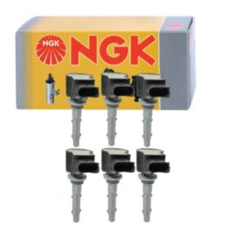 6 pc NGK Ignition Coils for 2005-2013 Mercedes-Benz SLK350 3.5L V6