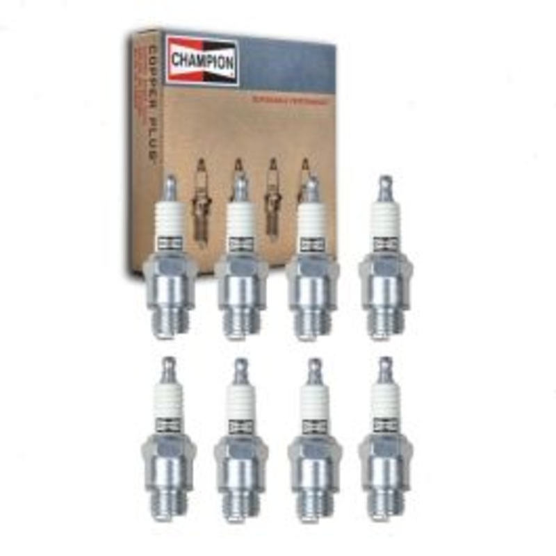 8 pc Champion Industrial Spark Plugs for 1931-1932 Willys Model 8-80D