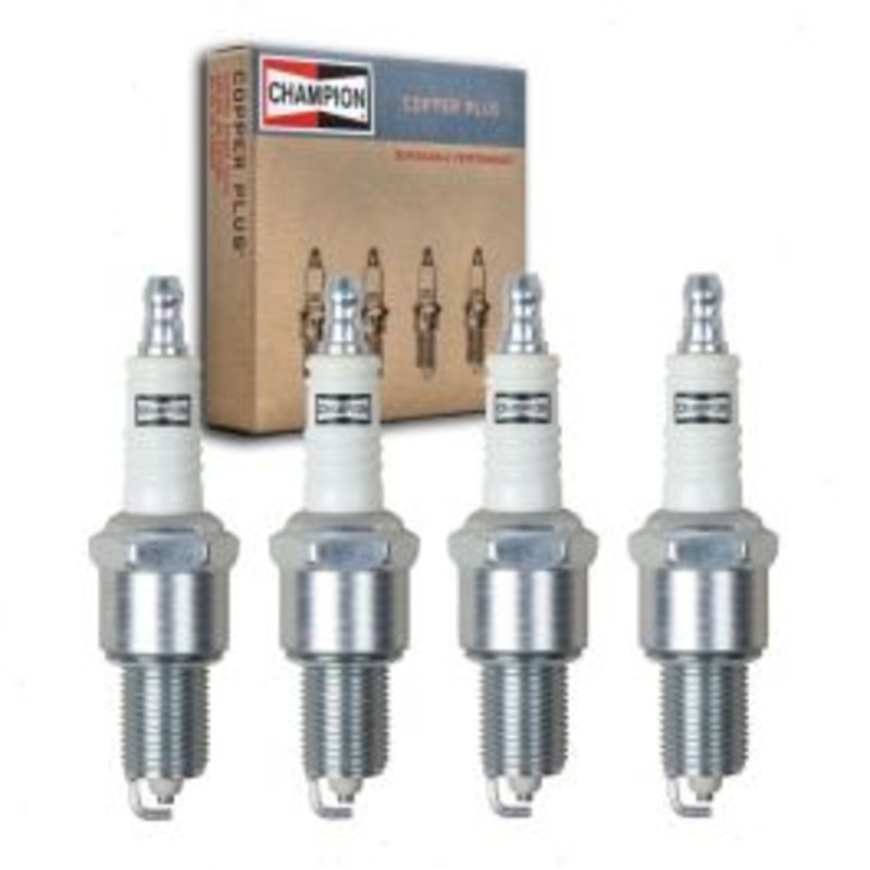 4 pc Champion Copper Plus Spark Plugs for 1983-1988 Plymouth Caravelle 2.2L 2.5L L4
