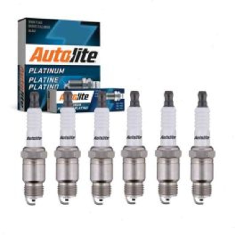6 pc Autolite Platinum Spark Plug for 1981-1987 Dodge B150 3.7L L6