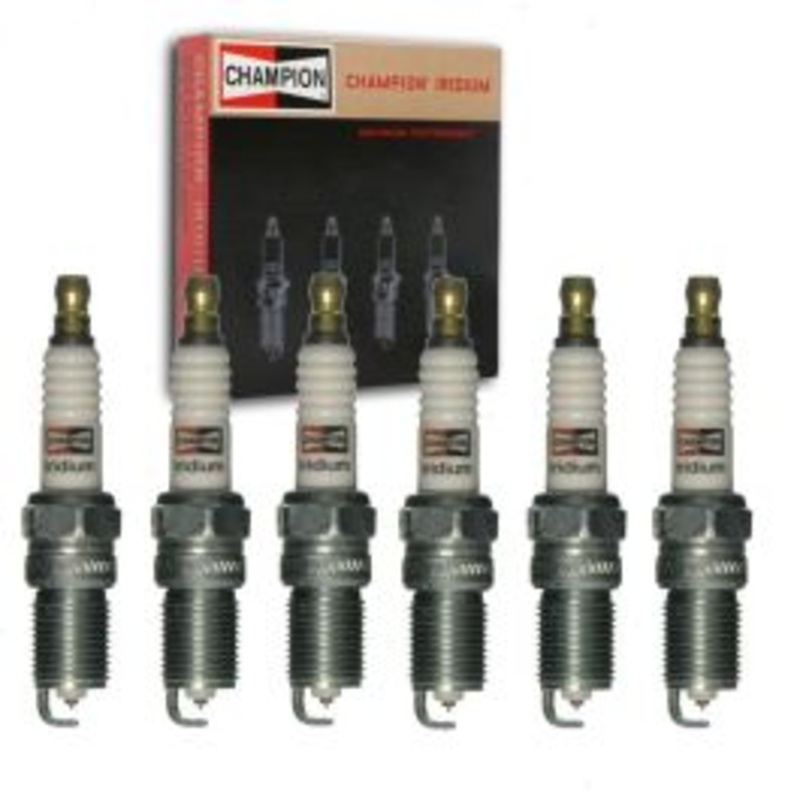 6 pc Champion Iridium Spark Plugs for 1985-1987 Oldsmobile Calais 3.0L V6