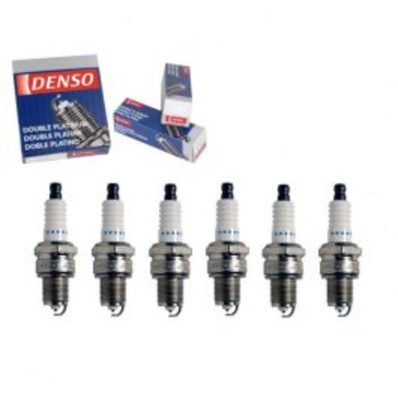 6 pc DENSO Double Platinum Spark Plugs for 1961-1967 Dodge D100 Series 3.7L L6