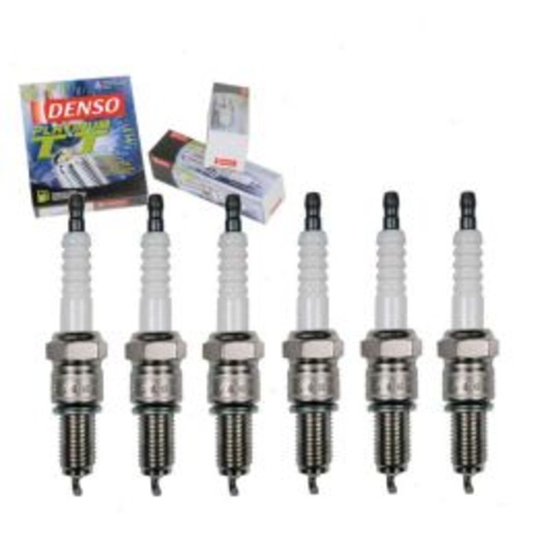 6 pc DENSO Platinum TT Spark Plugs for 1968-1971 Mercedes-Benz 280SL 2.8L L6