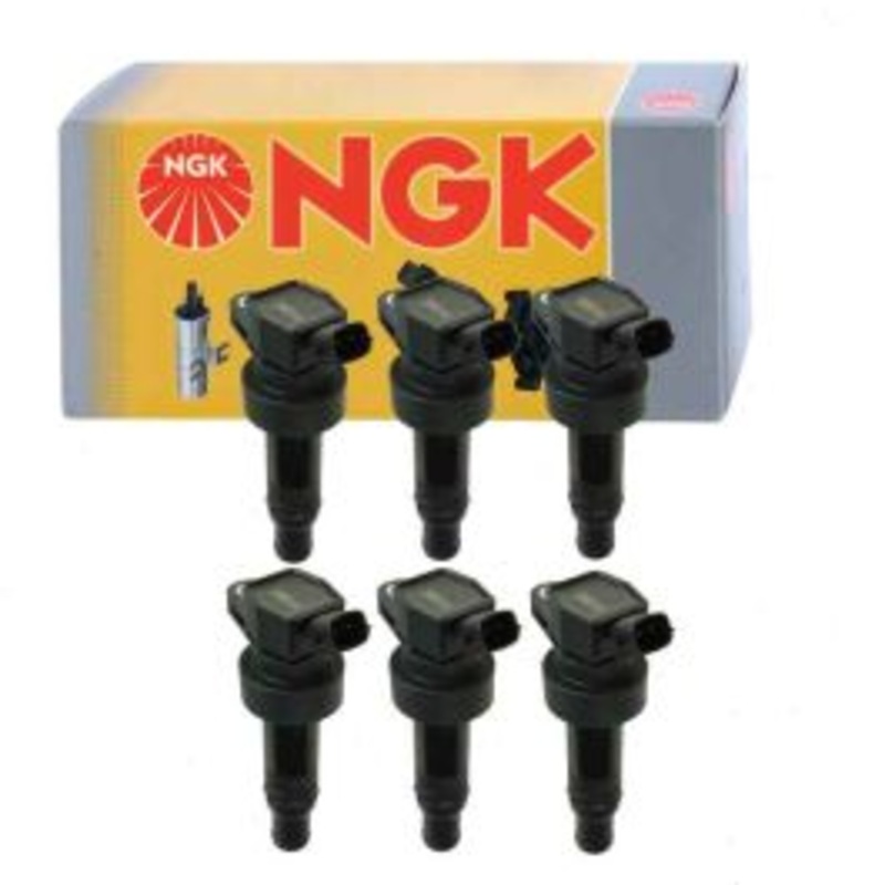 6 pc NGK 48943 U5297 Ignition Coils