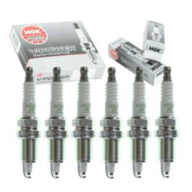 6 pc NGK V-Power Spark Plugs for 1982-1988 BMW 528e 2.7L L6